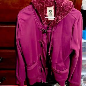 Ladies Roxy hoodie type coat. Only wore once . Great condition.